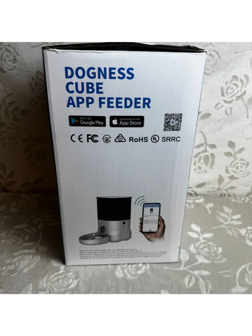 Dogness Cube App-Controlled Automatic Programmable Dog & Cat Feeder Green NEW